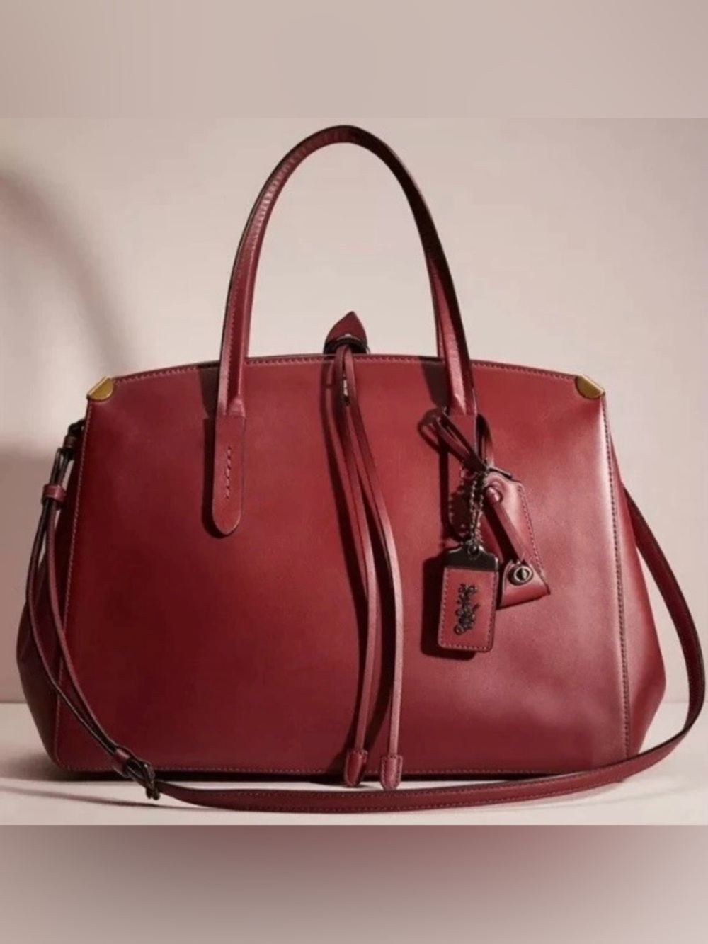 $798 COACH 1941 Cooper Carryall Bag Teal Leather w/ Suede Interior OX BLOOD